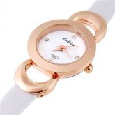 Relógio feminino Branco e Dourado