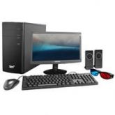 PC 3D Positivo 1240i c/ Intel® Atom Dual Core - 2GB 320GB LC