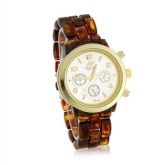 Relógio Feminino Tortugo Case Branco e Dourado