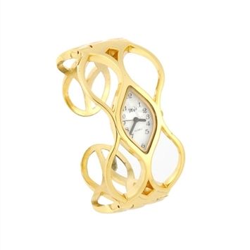 Relógio Feminino Aço Dourado