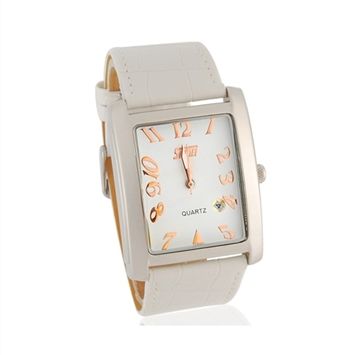 Relógio Feminino Branco resistente á Água