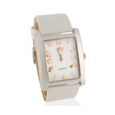 Relógio Feminino Branco resistente á Água